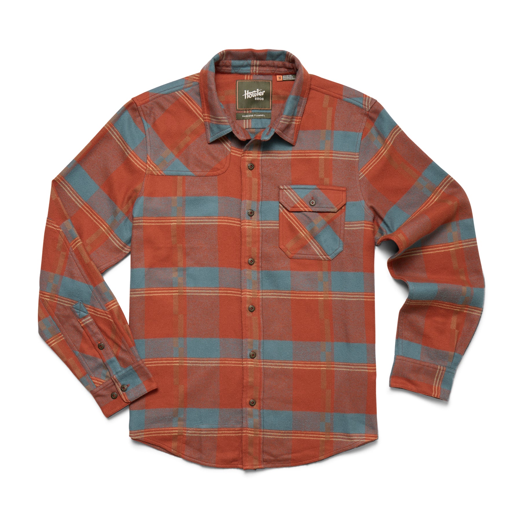 Harker's Flannel- Backdrop Plaid Terracotta